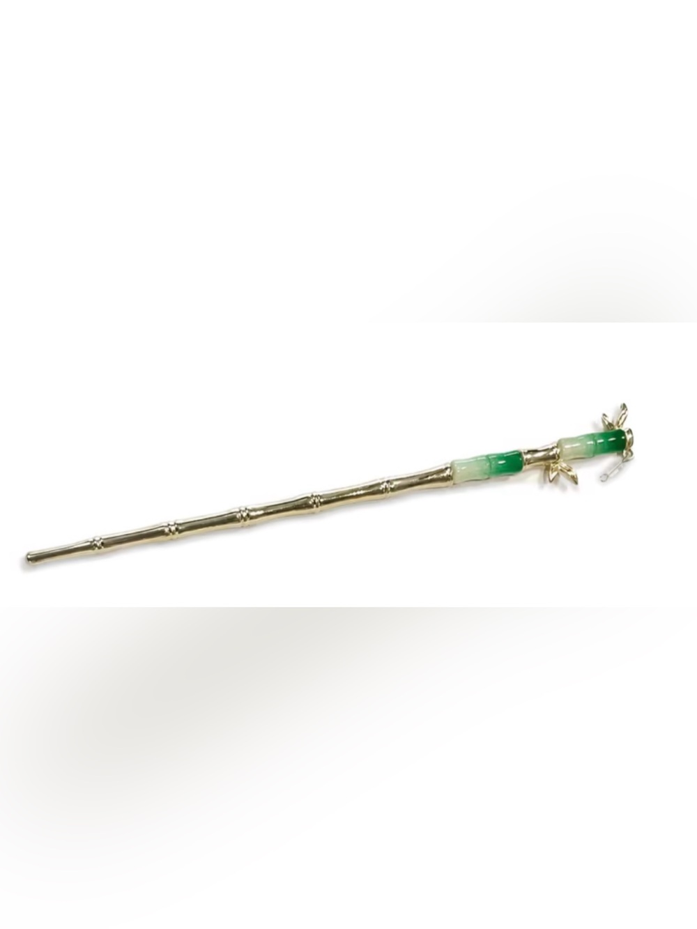 Oriental Bamboo & Jade Hair Stick